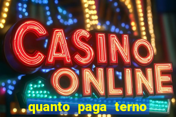 quanto paga terno da loteria federal