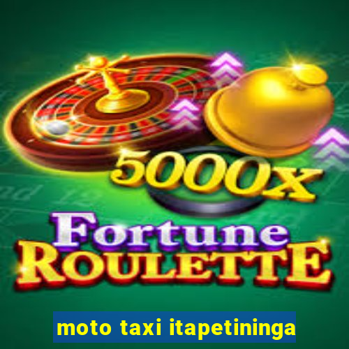 moto taxi itapetininga