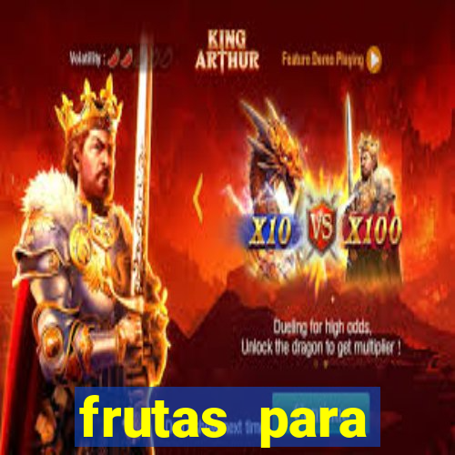 frutas para imprimir e recortar
