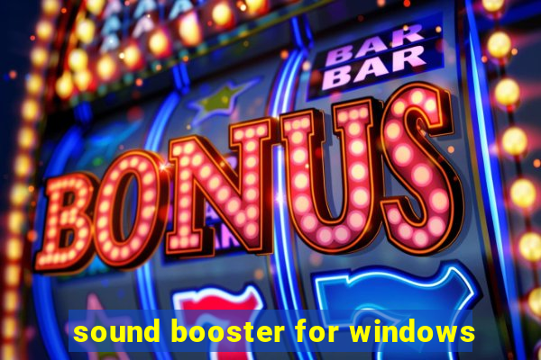 sound booster for windows