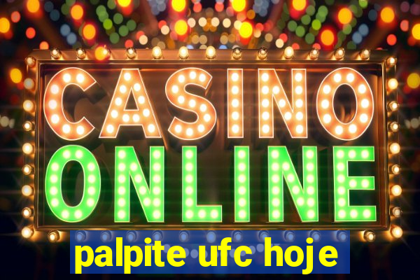 palpite ufc hoje