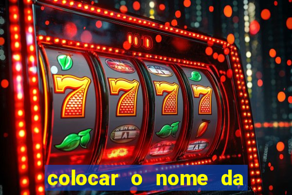 colocar o nome da pessoa no congelador