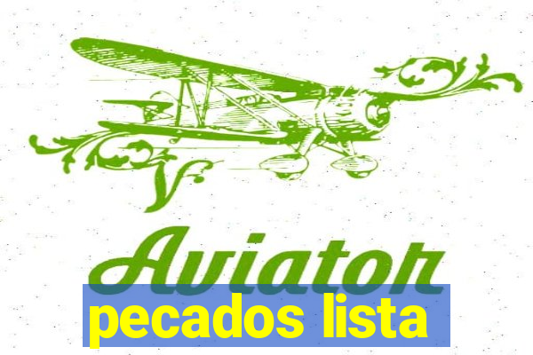 pecados lista