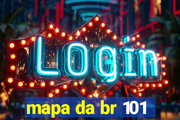 mapa da br 101