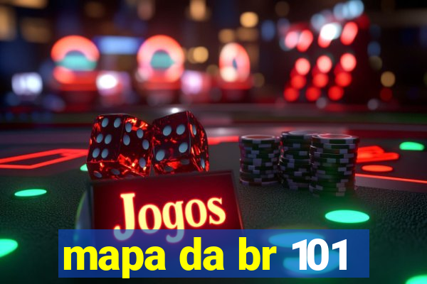 mapa da br 101