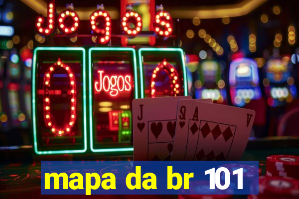 mapa da br 101