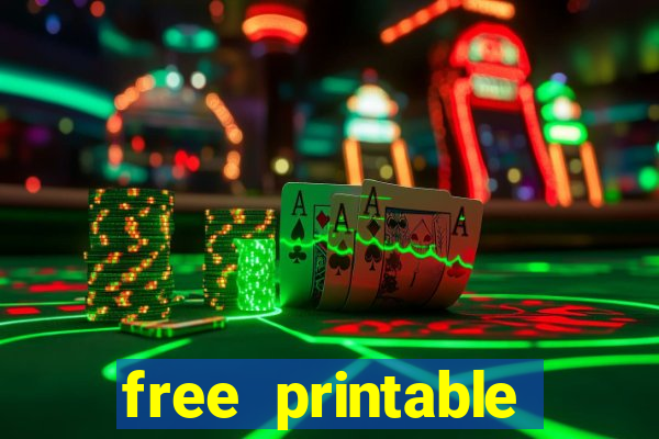 free printable christmas bingo cards