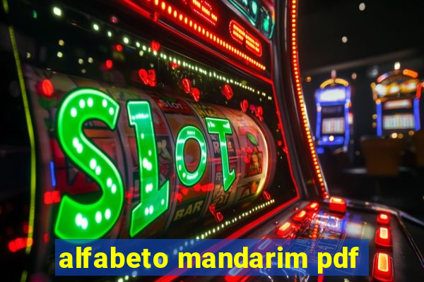 alfabeto mandarim pdf