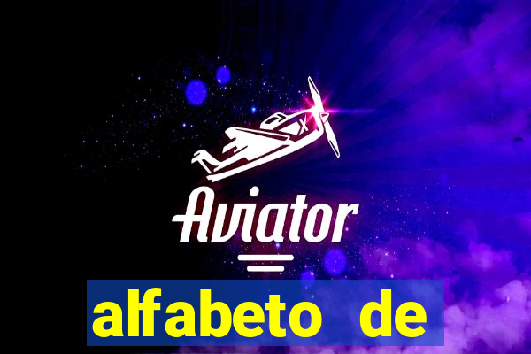 alfabeto de caligrafia bonita