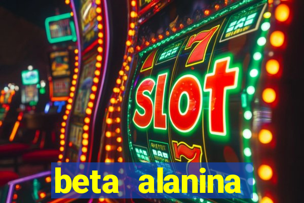 beta alanina aumenta a pressao
