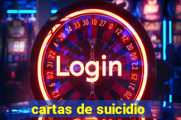 cartas de suicidio