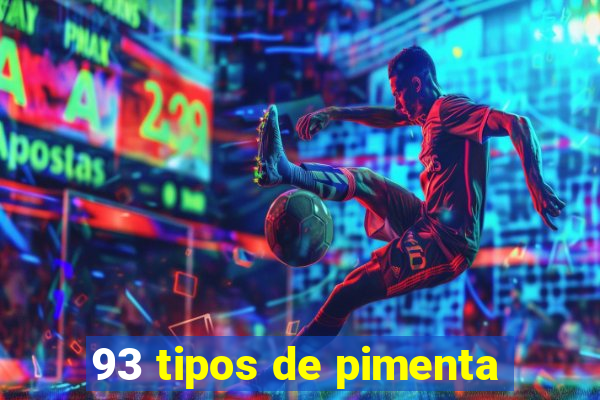 93 tipos de pimenta